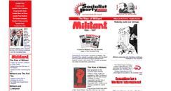 Desktop Screenshot of militant.org.uk